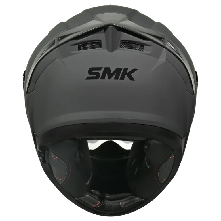 SMK Full Face Helmet Typhoon Solid Matt Nardo Grey MA 600