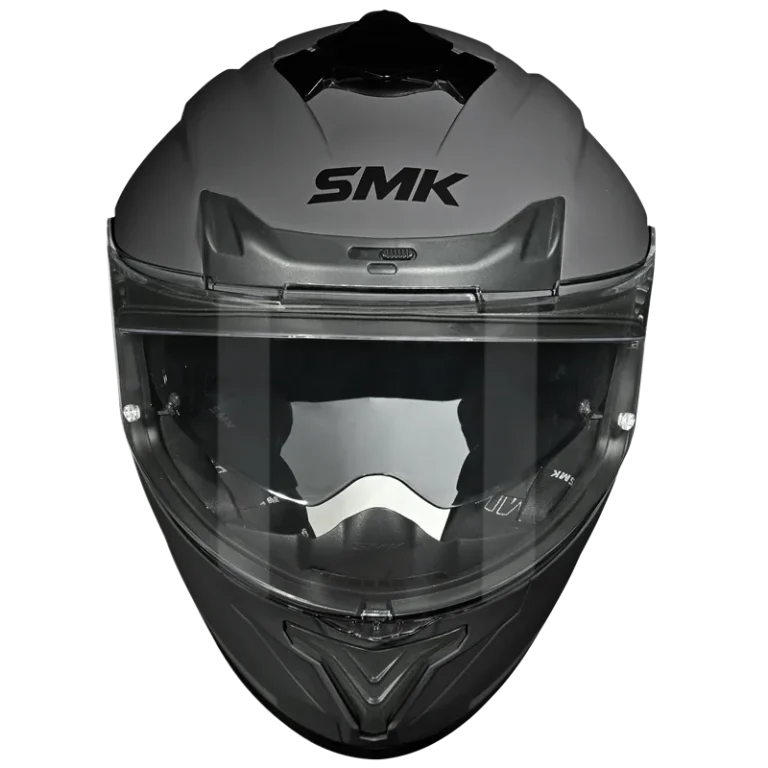 SMK Full Face Helmet Typhoon Solid Matt Nardo Grey MA 600
