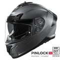 SMK Full Face Helmet Typhoon Solid Titanium GLDA 600