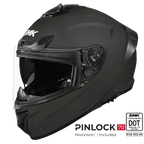 SMK Full Face Helmet Typhoon Solid Matt Black MA 200