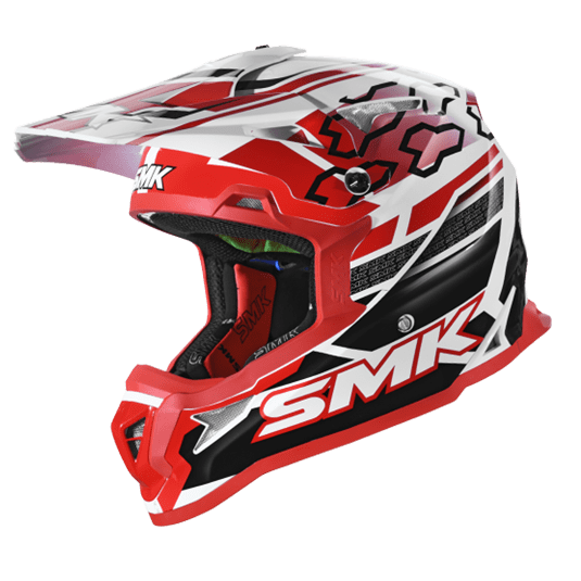 SMK Off Road Helmet Allterra Tribou Red/Black GL 123