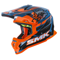 SMK Off Road Helmet Allterra Tribou Orange/Blue GL 257