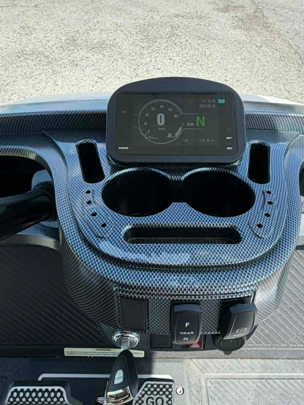 2025 ICON G40 Gas Golf Cart White
